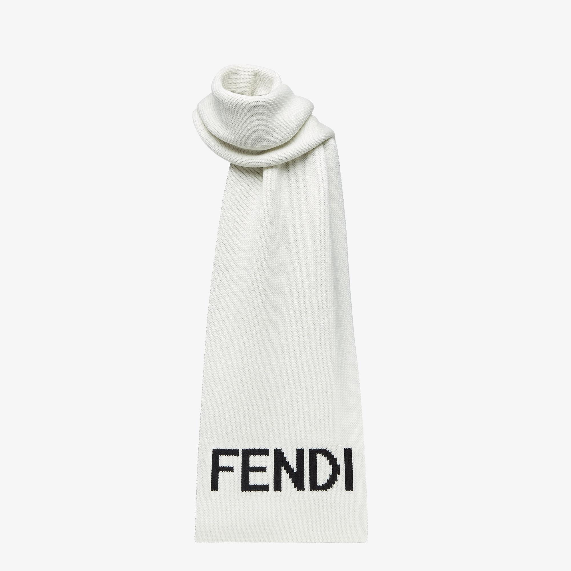 ScarfWhite wool scarf Product Image