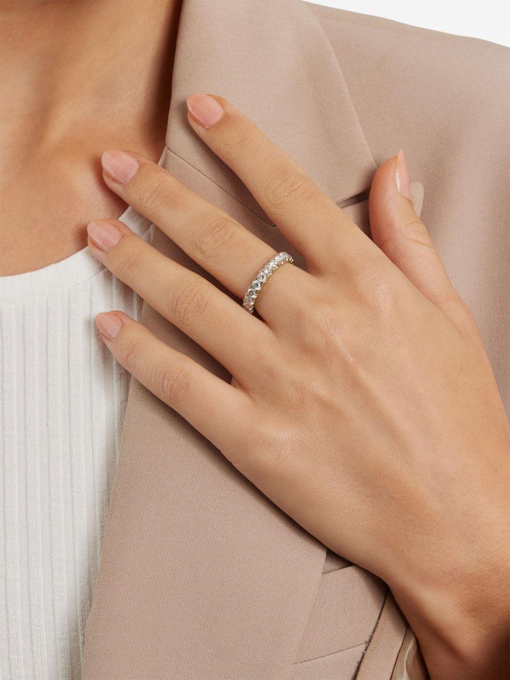 18kt yellow gold Memory diamond ring Product Image