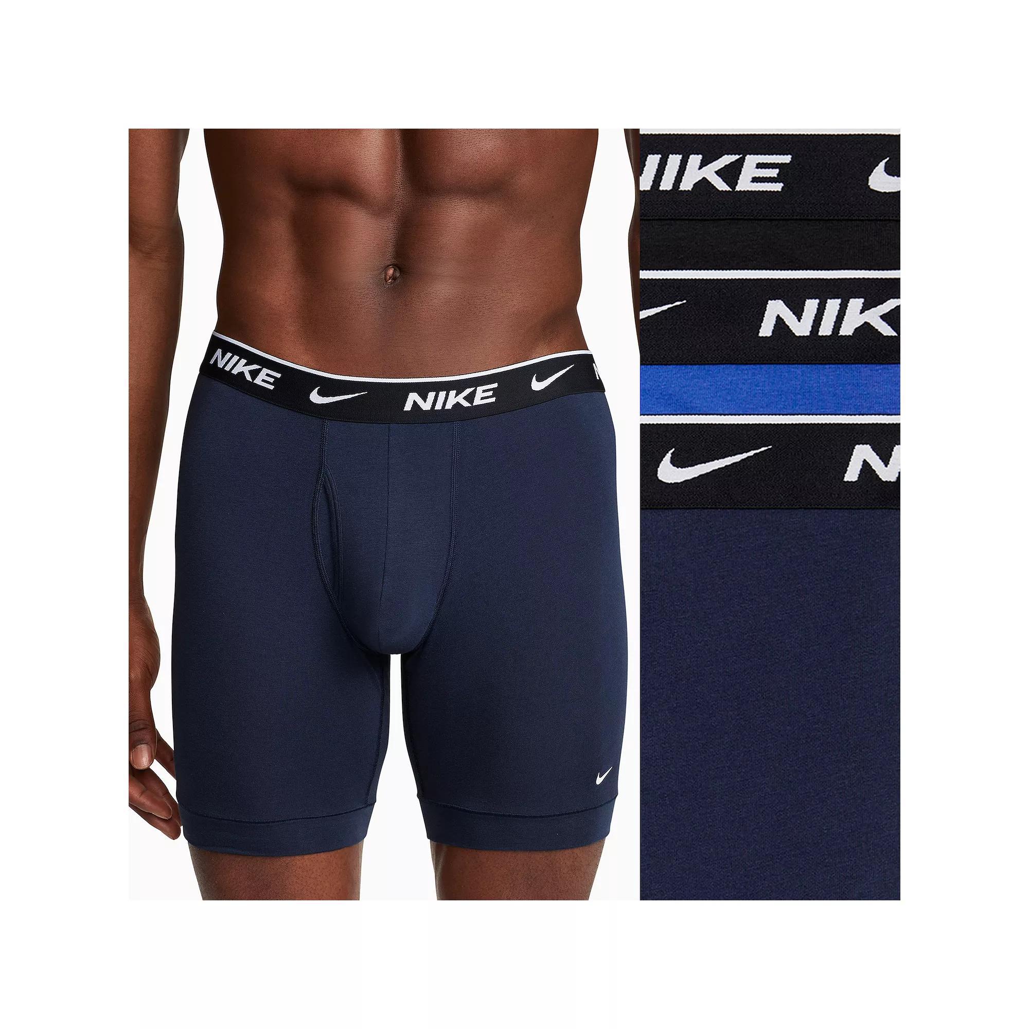 Mens Nike Dri-FIT Essential 3-pack Stretch Long-Leg Boxer Briefs Product Image