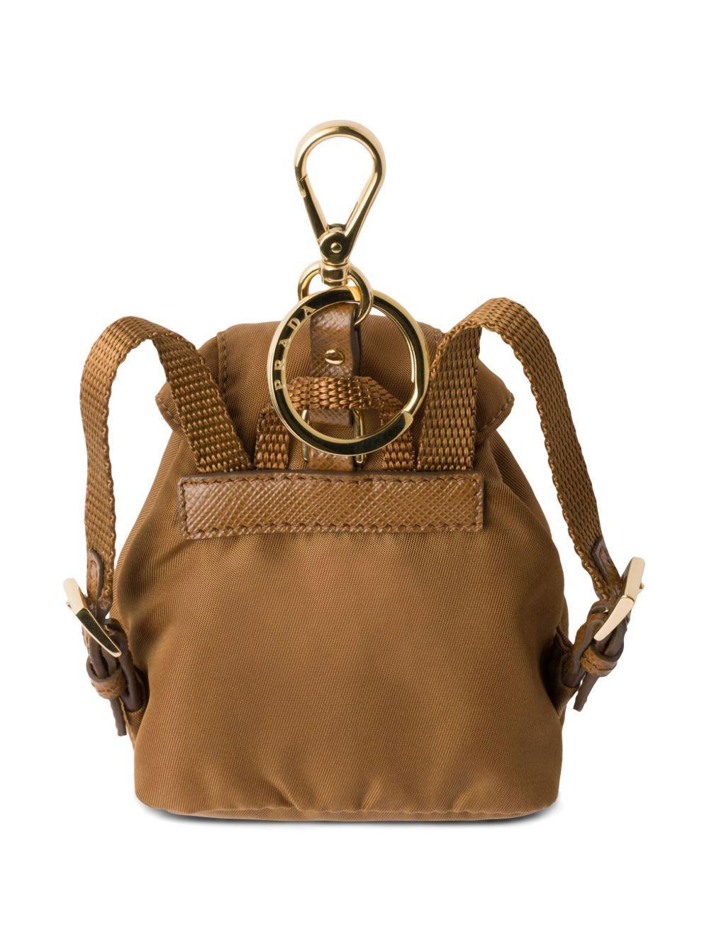 mini Icon Re-Nylon bag charm Product Image