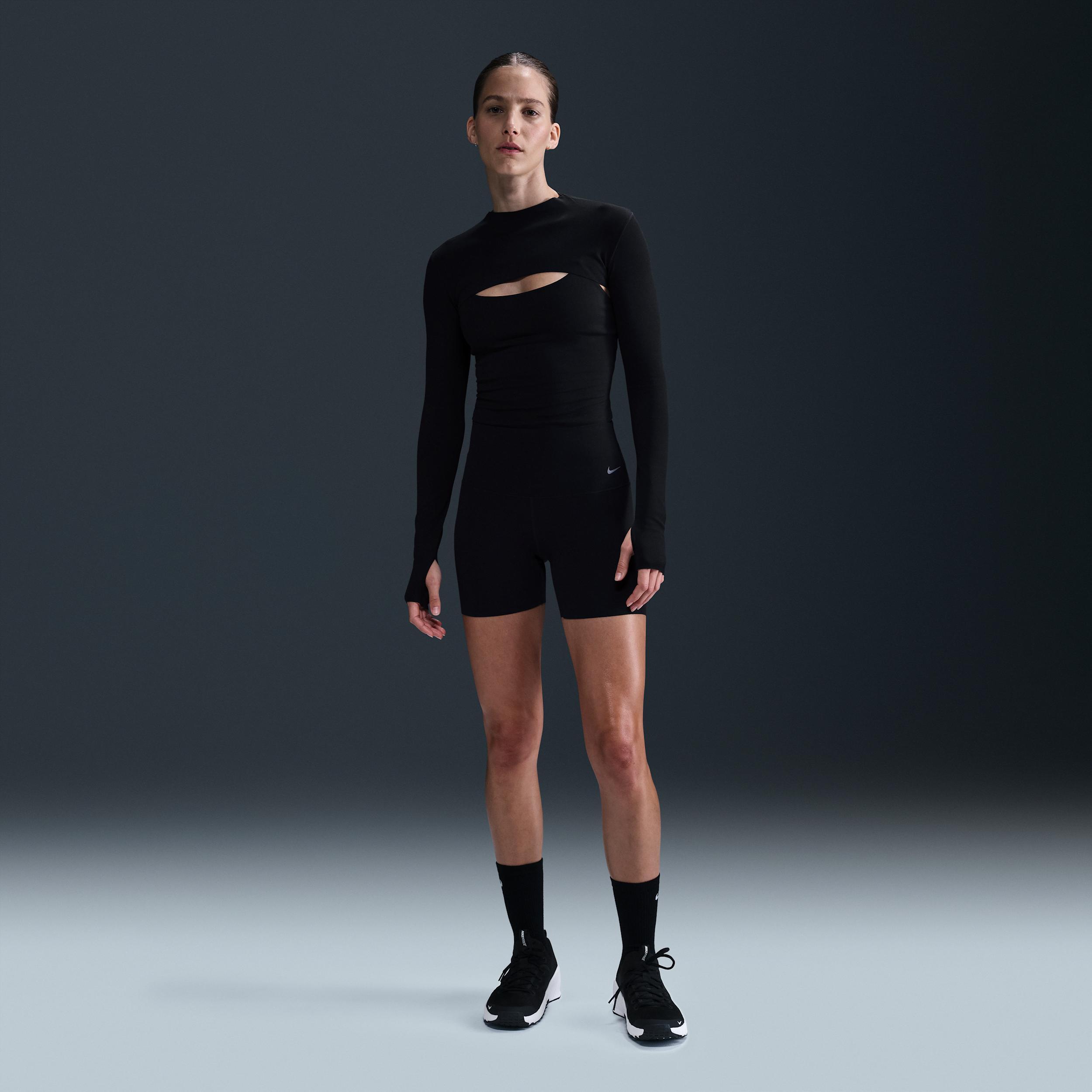 Nike Women's Zenvy Dri-FIT Long-Sleeve Shrug Top Product Image