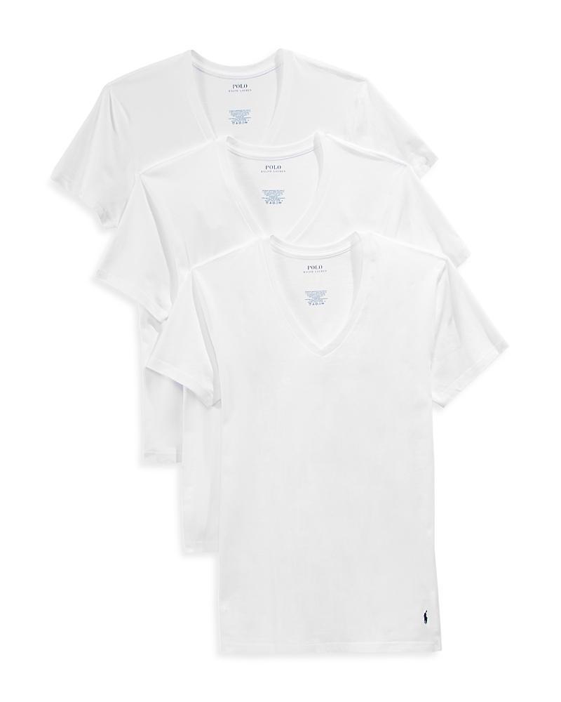 Polo Ralph Lauren Classic Fit V-Neck Undershirt, Pack of 3 Product Image