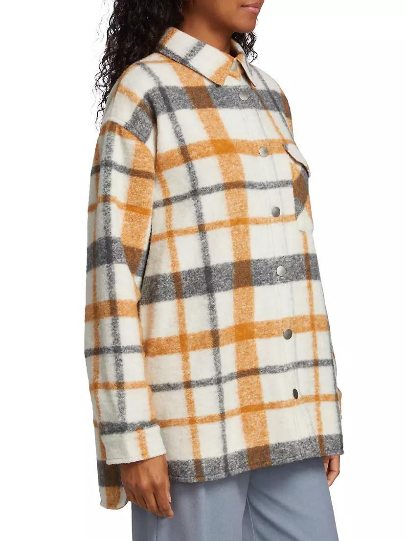 Plaid Fleece Jacket Product Image