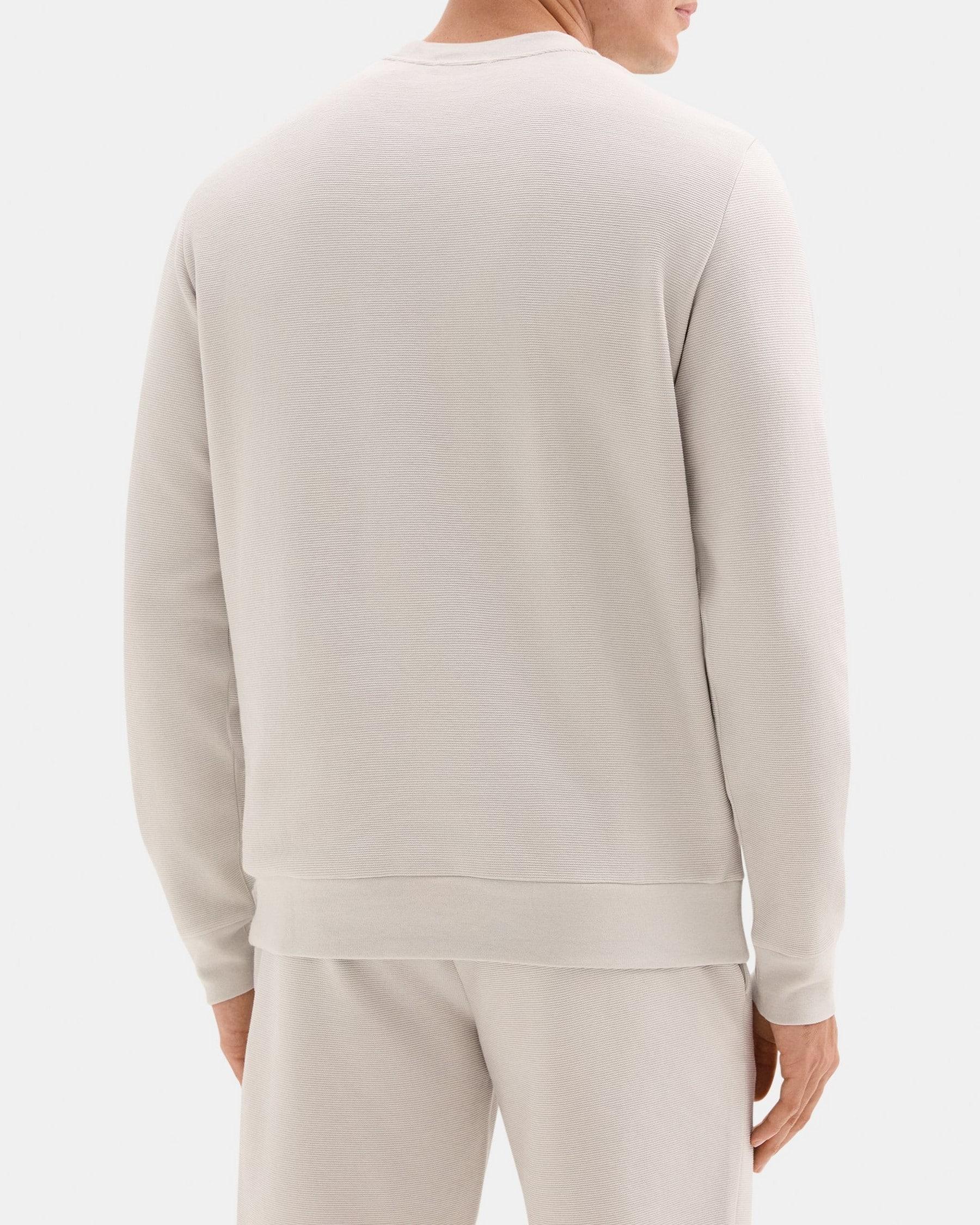 Patch Pocket Sweatshirt in Stretch Cotton Terry Product Image