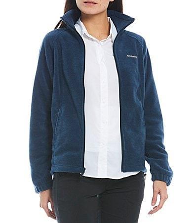 Womens Columbia Benton Springs Zip-Front Fleece Jacket Columbia Blue Product Image