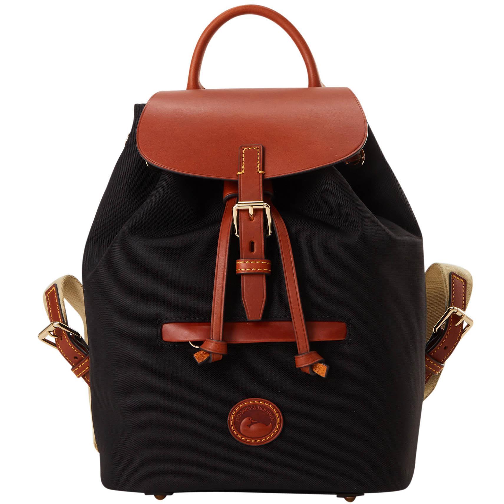 Dooney & Bourke Womens Nylon Small Allie Fabric Backpack in Black Product Image