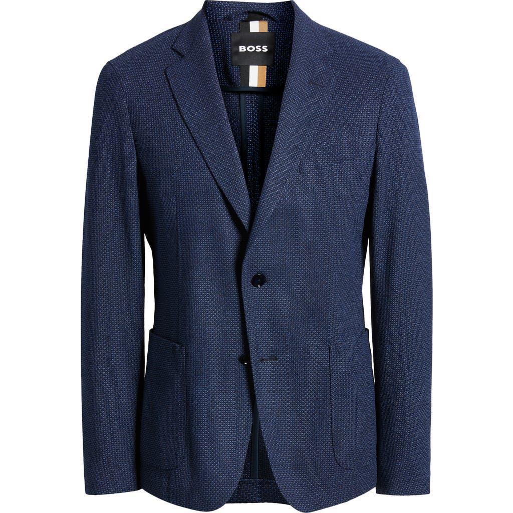 HUGO BOSS Boss Hanry Sport Coat In Dark Blue Product Image
