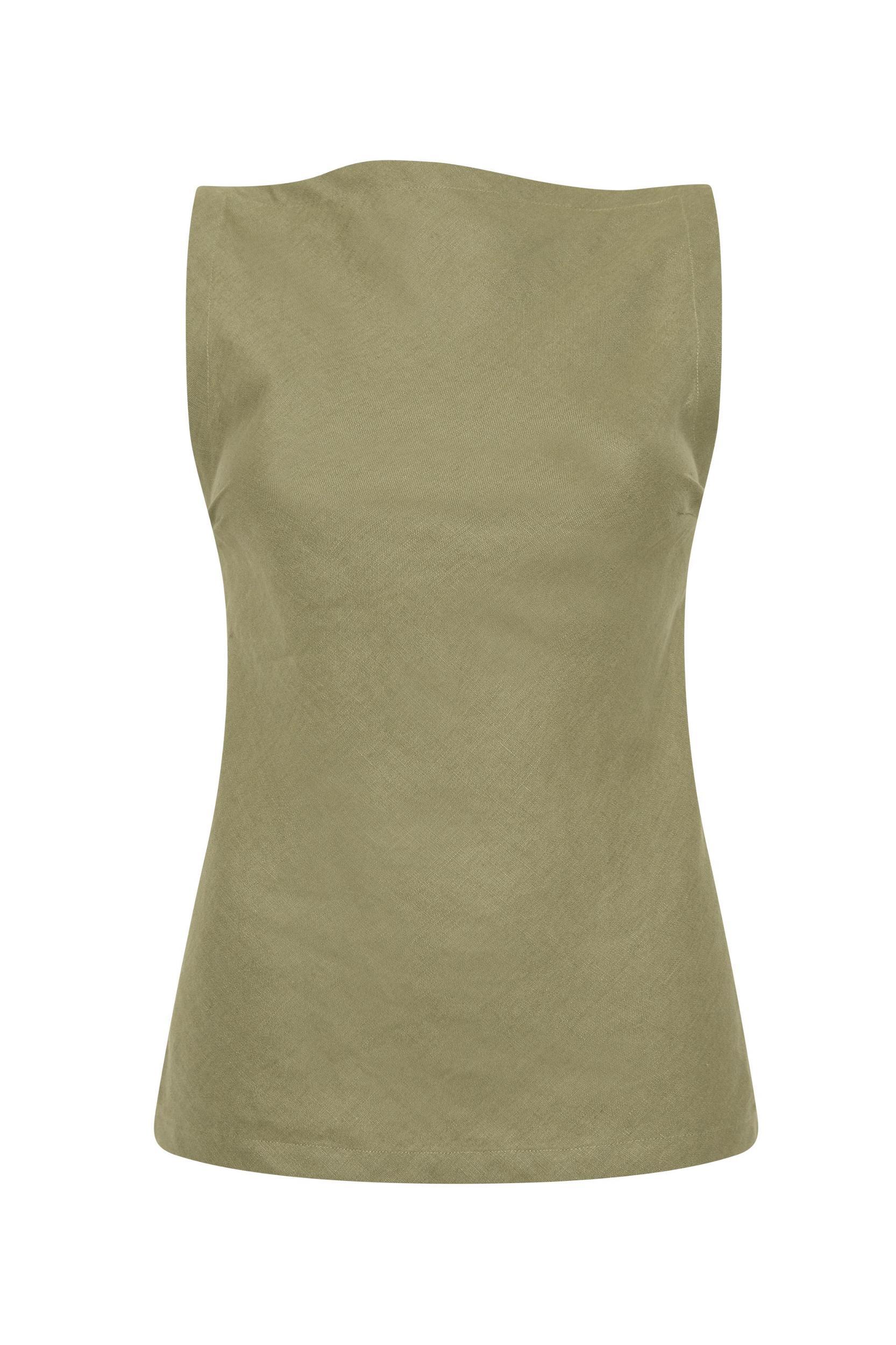 Antibes Top Khaki - Final Sale Product Image