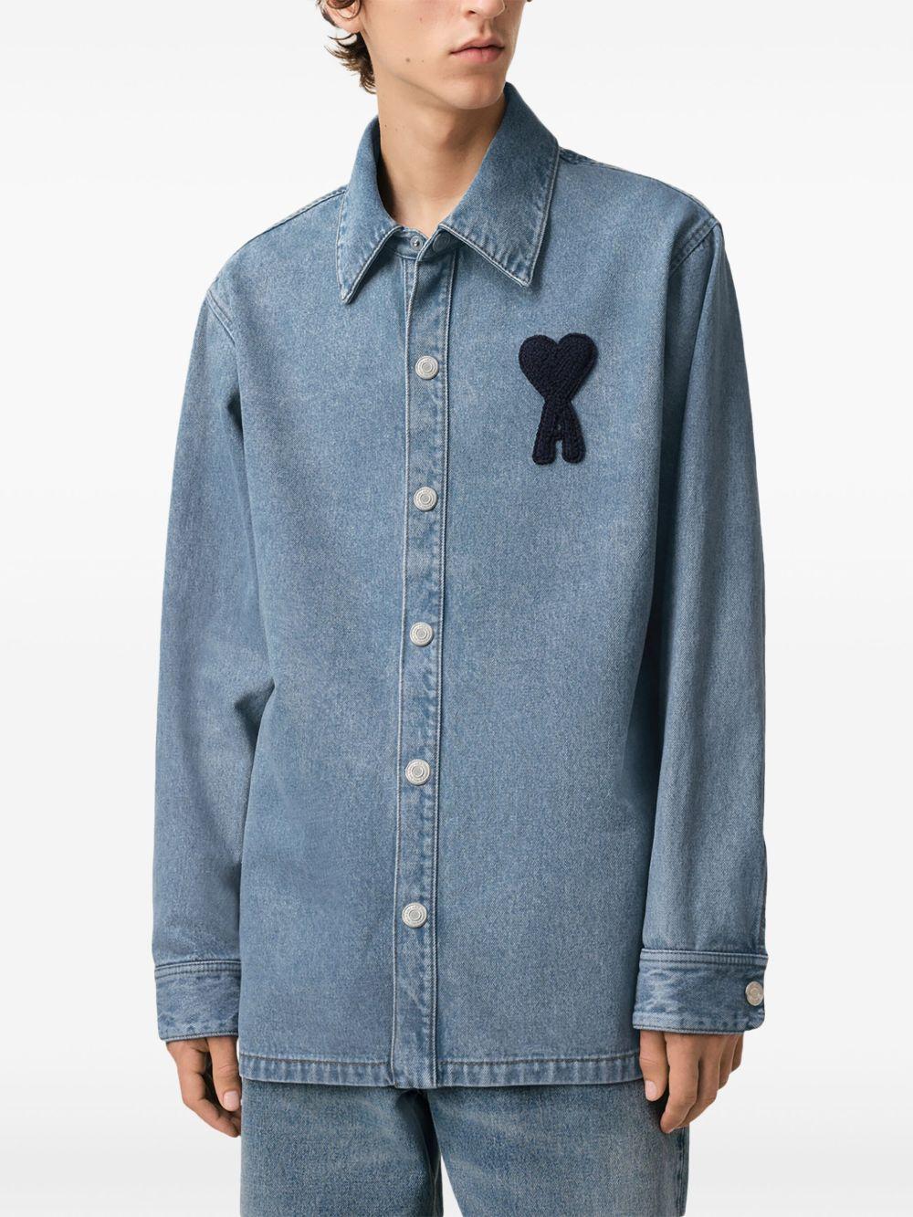 Ami de Coeur denim jacket Product Image