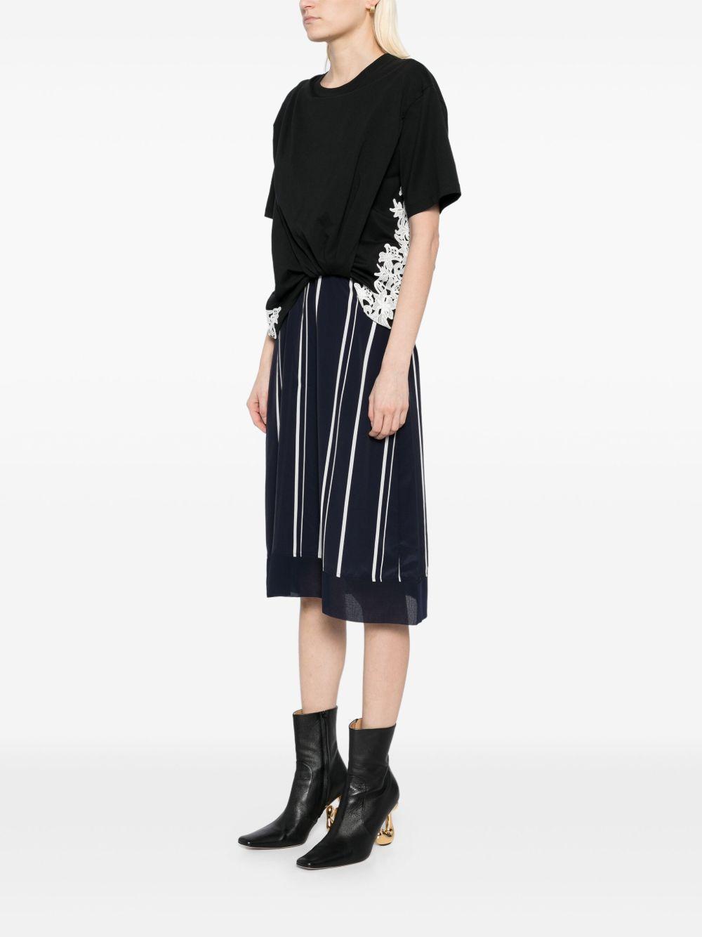 Draped T-shirt Slip Combo dress Product Image