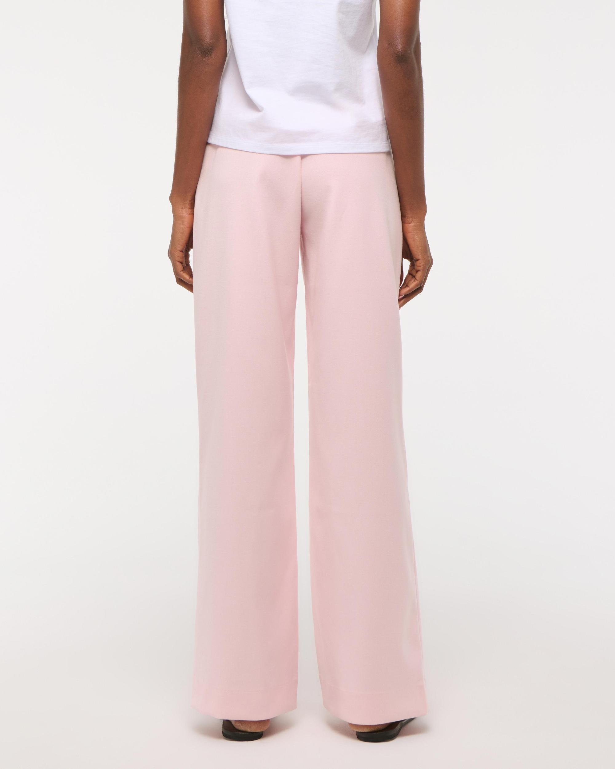 A&F Sloane Low Rise Tailored Wide Leg Pant Product Image