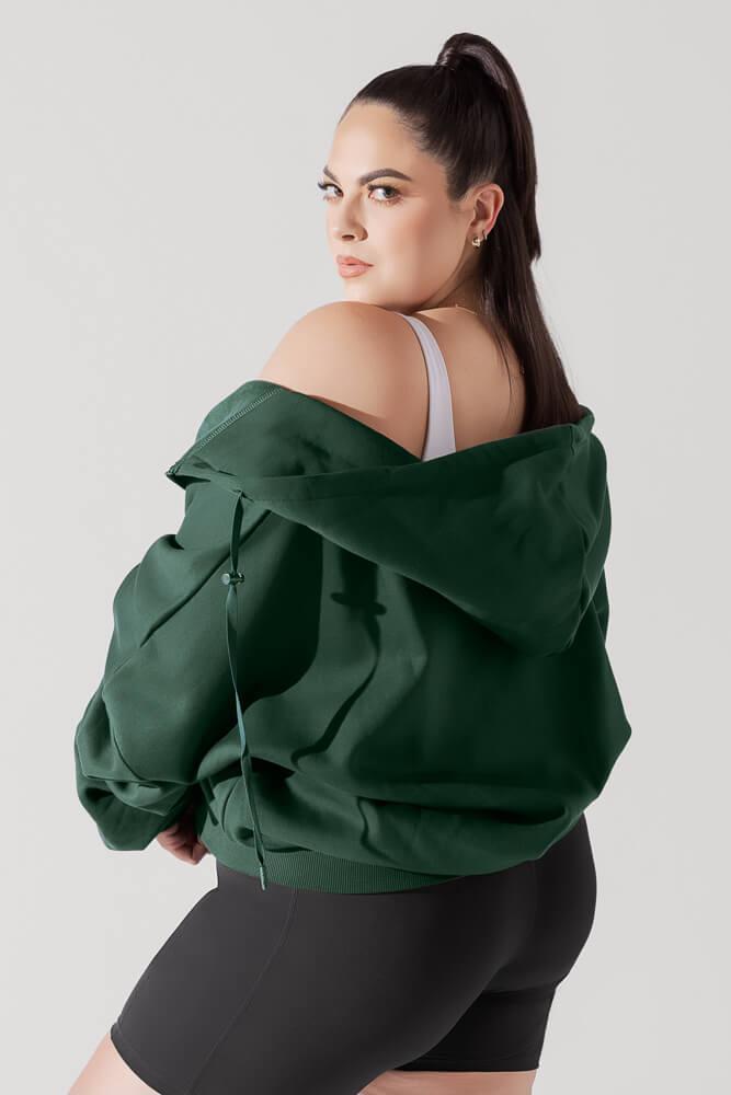 Zip Cloud Hoodie - White Product Image