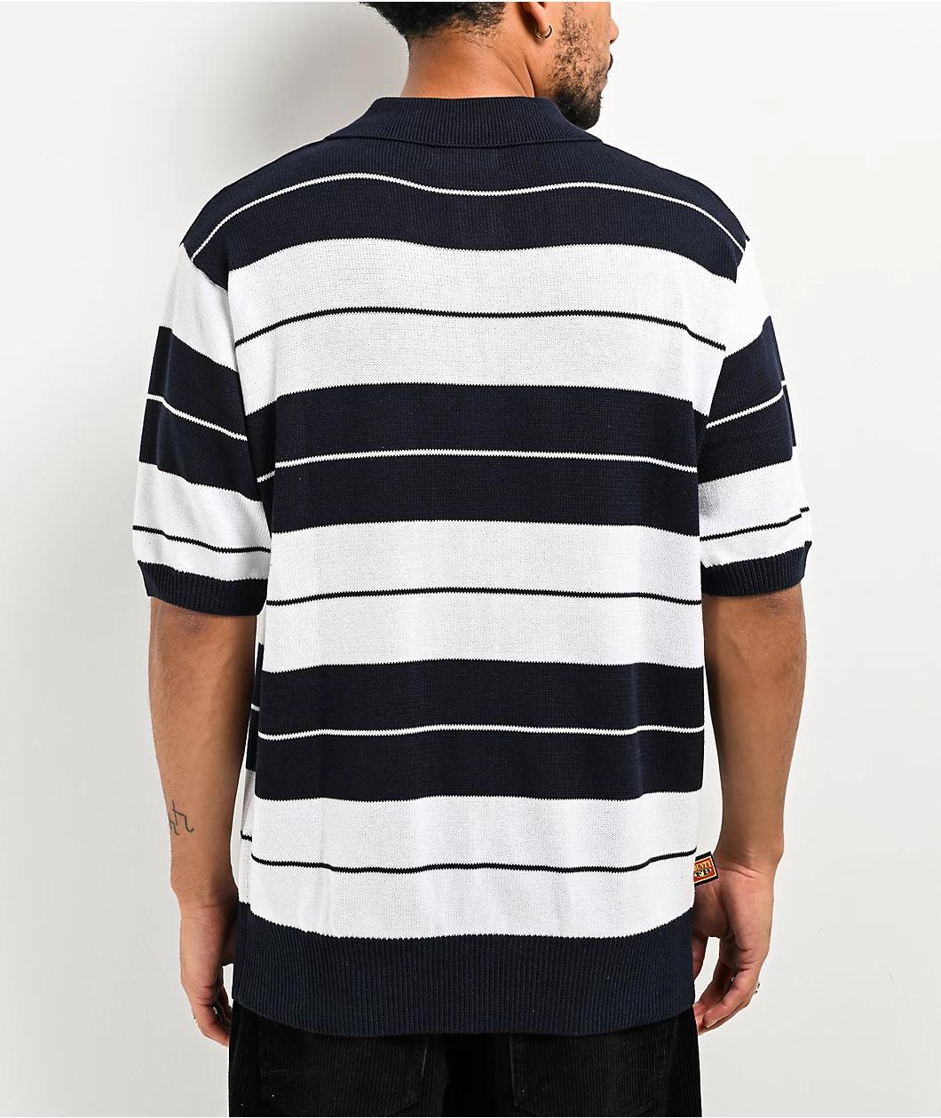 FB County Charlie Brown Navy & White Polo Shirt Product Image
