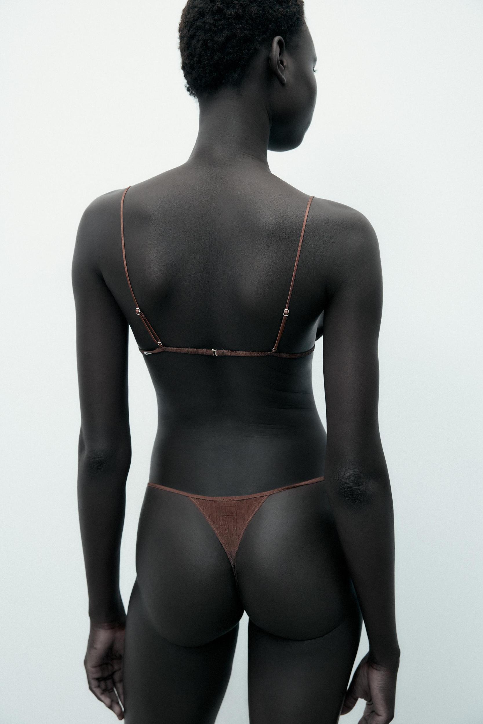 STRUCTURED SILK THONG LIMITED EDITION Product Image