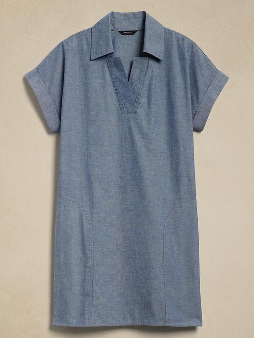 Chambray Mini Dress Product Image