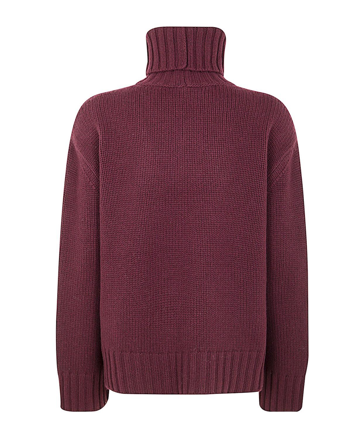 FABIANA FILIPPI Turtleneck Sweater In Red Product Image