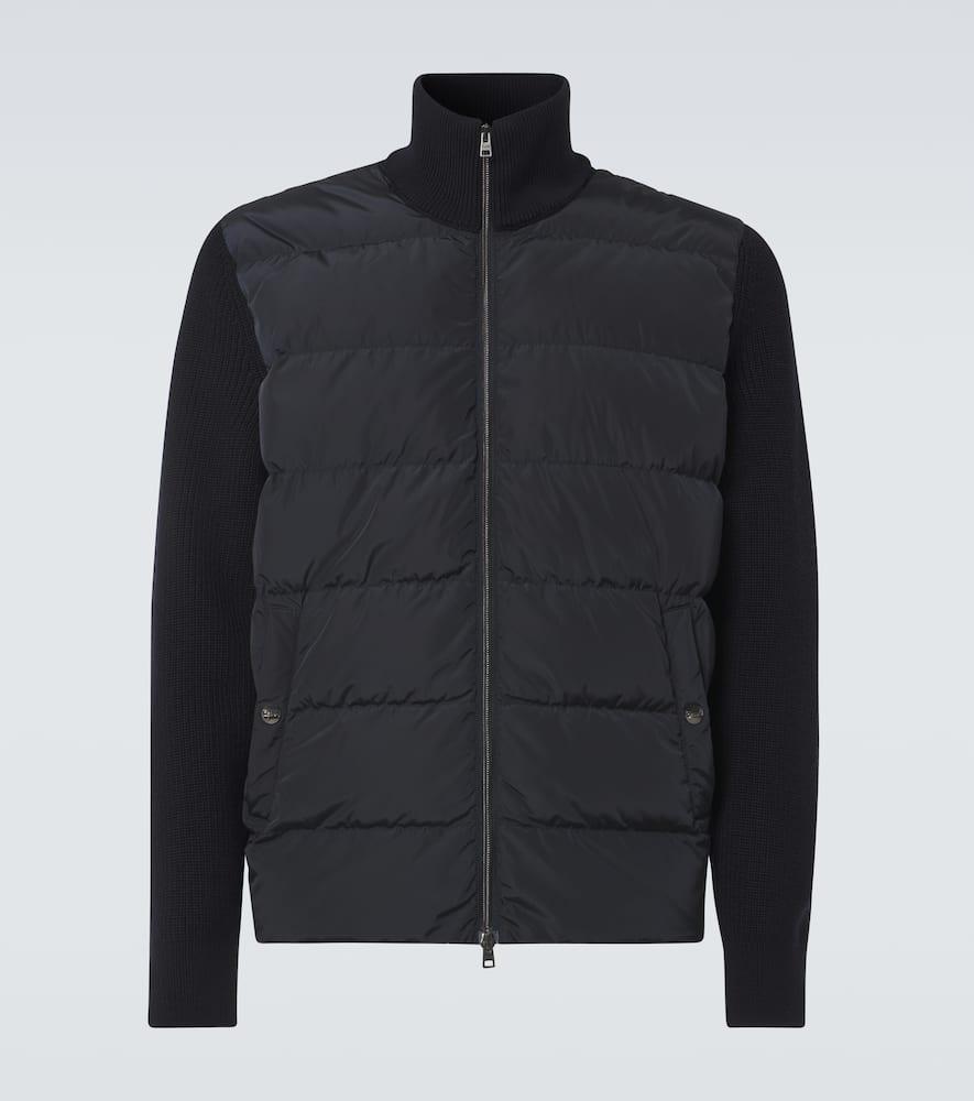HERNO Blue Virgin Wool Down Jacket Product Image