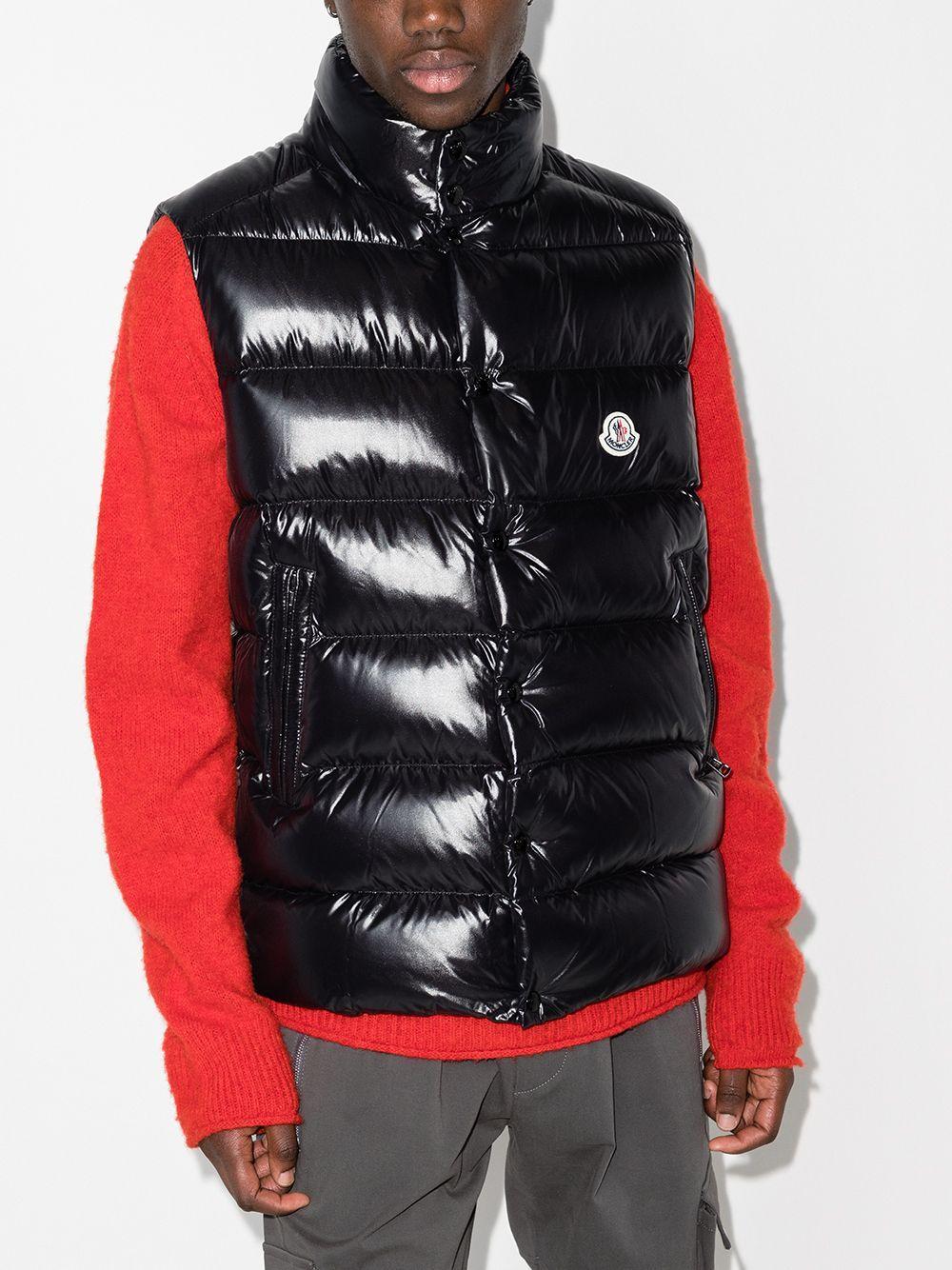 Tibb logo-patch padded gilet Product Image