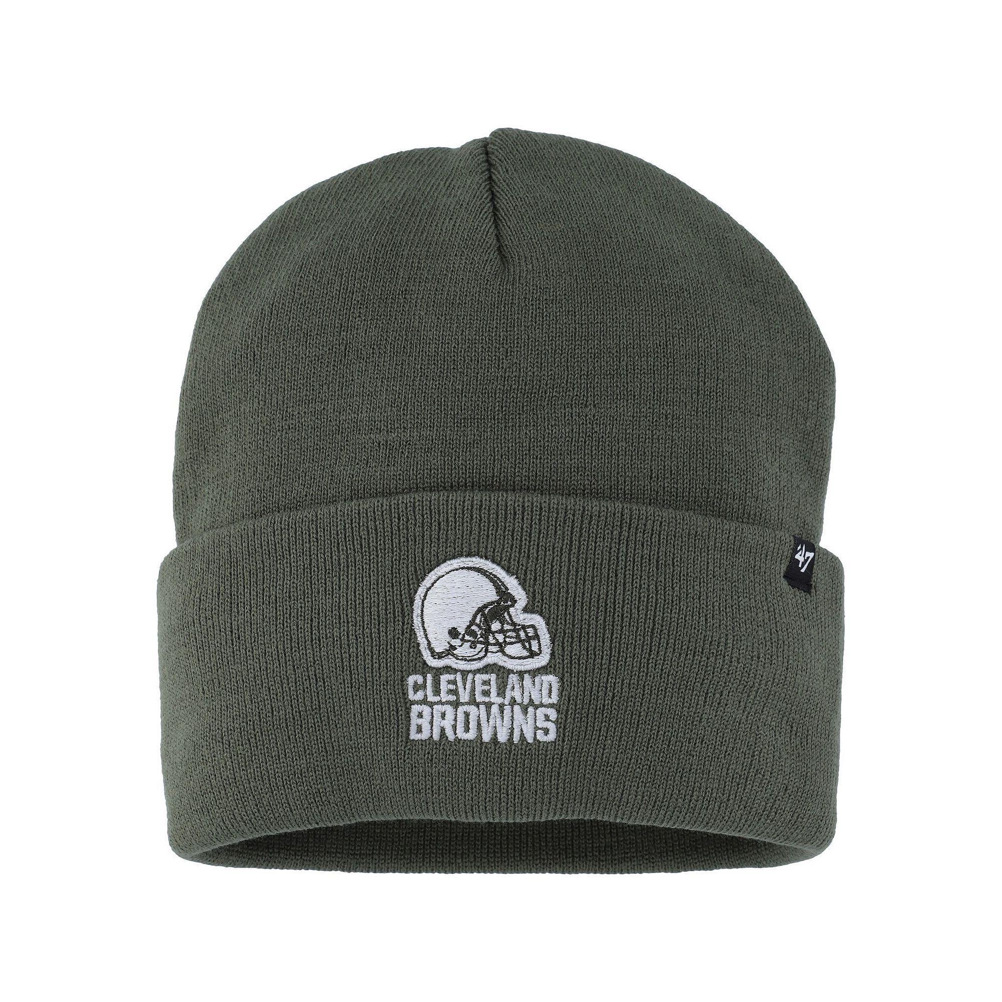 Women's '47  Green Cleveland Browns Haymaker Cuffed Knit Hat Product Image