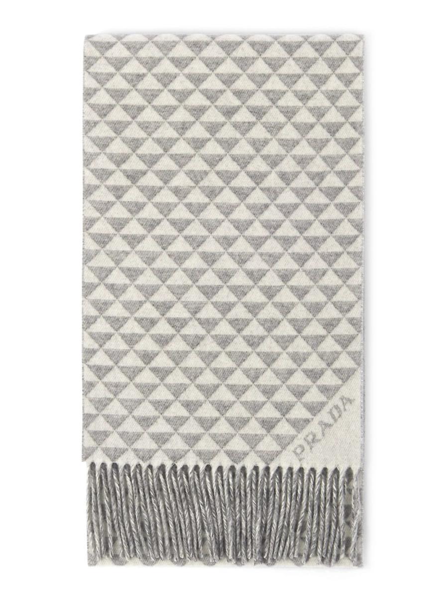 Womens Symbole Double Wool and Cashmere Scarf Product Image