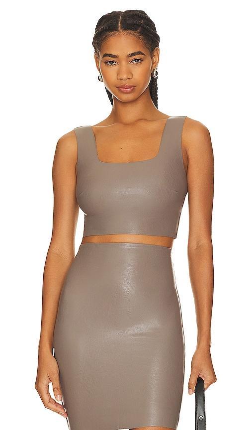 Commando Faux Leather Crop Top Product Image