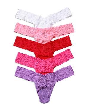Hanky Panky 5 Low Rise Thongs Multi One Size Product Image