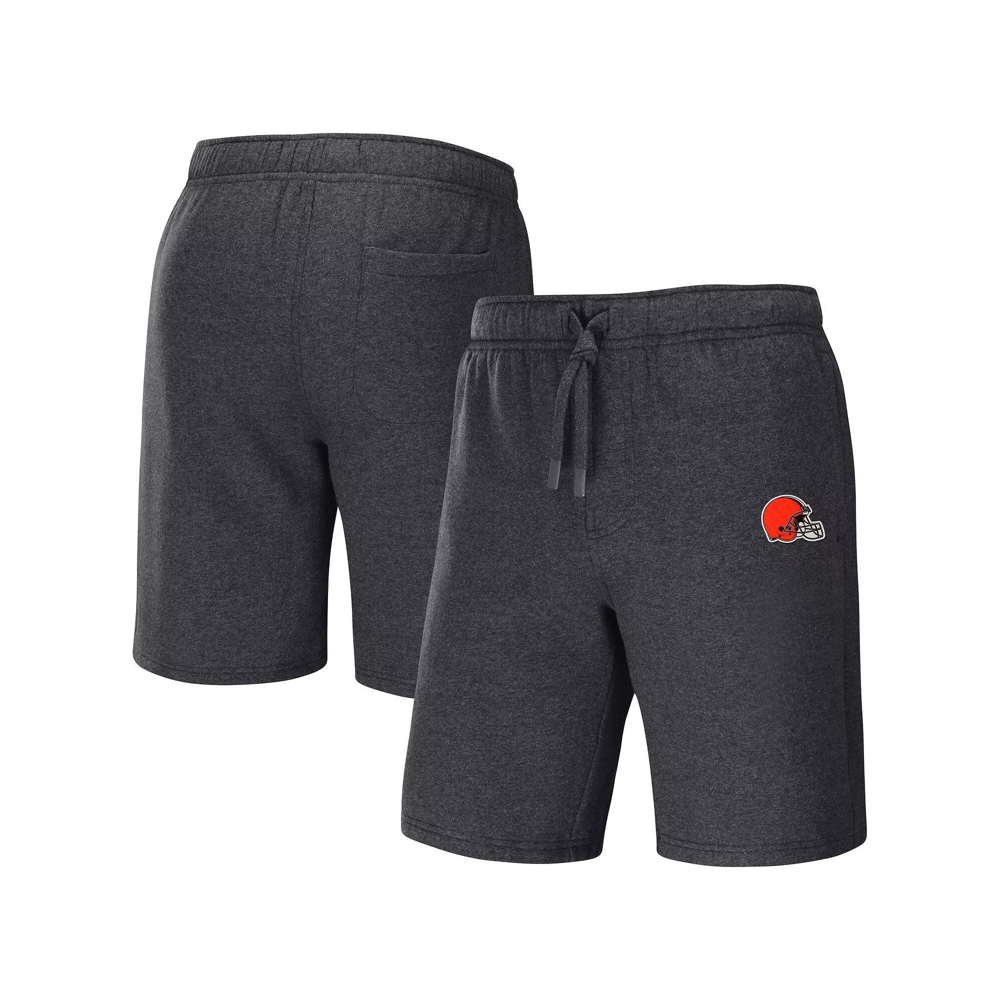 Men's NFL x Darius Rucker Collection by Fanatics Heather Charcoal Cleveland Browns Logo Shorts, Size: Small Product Image