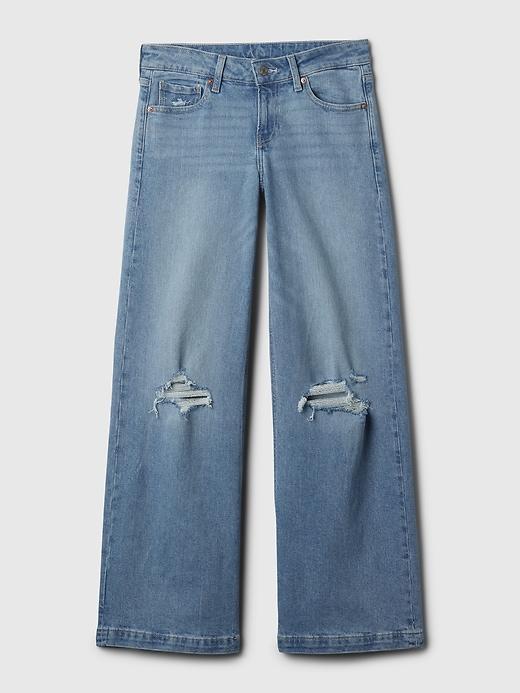 Low Rise Stride Wide-Leg Jeans Product Image