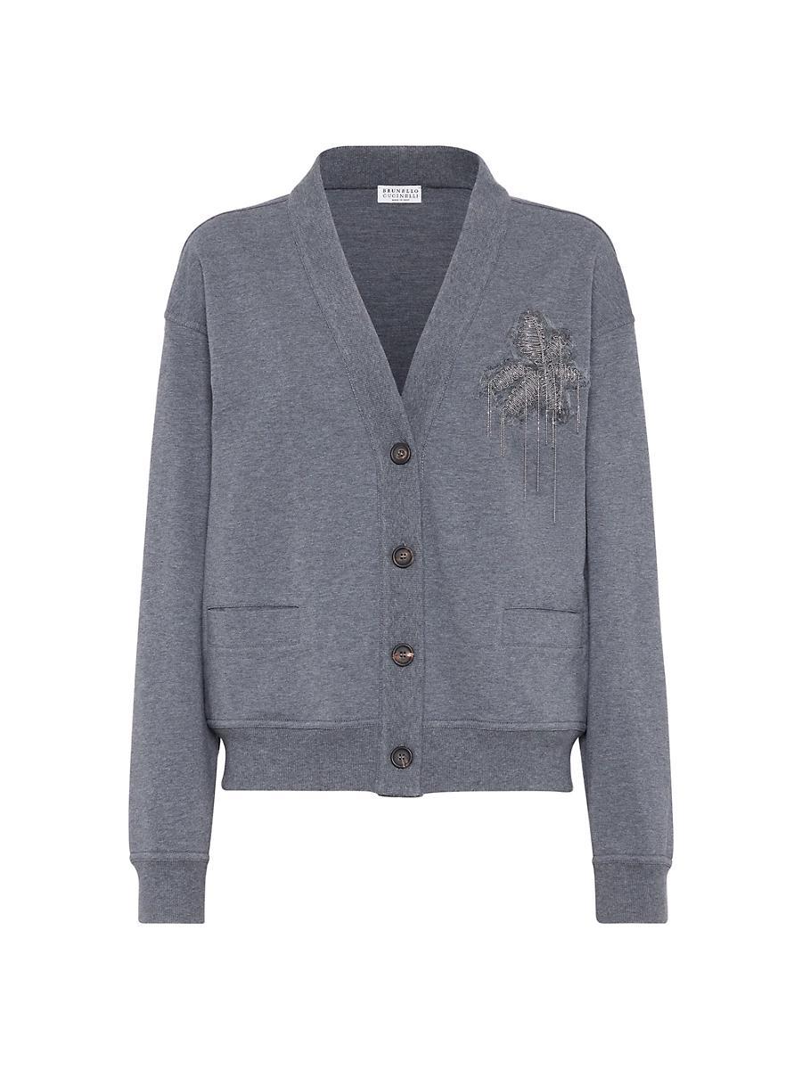 Womens Stretch Cotton Lightweight French Terry Sweatshirt Product Image