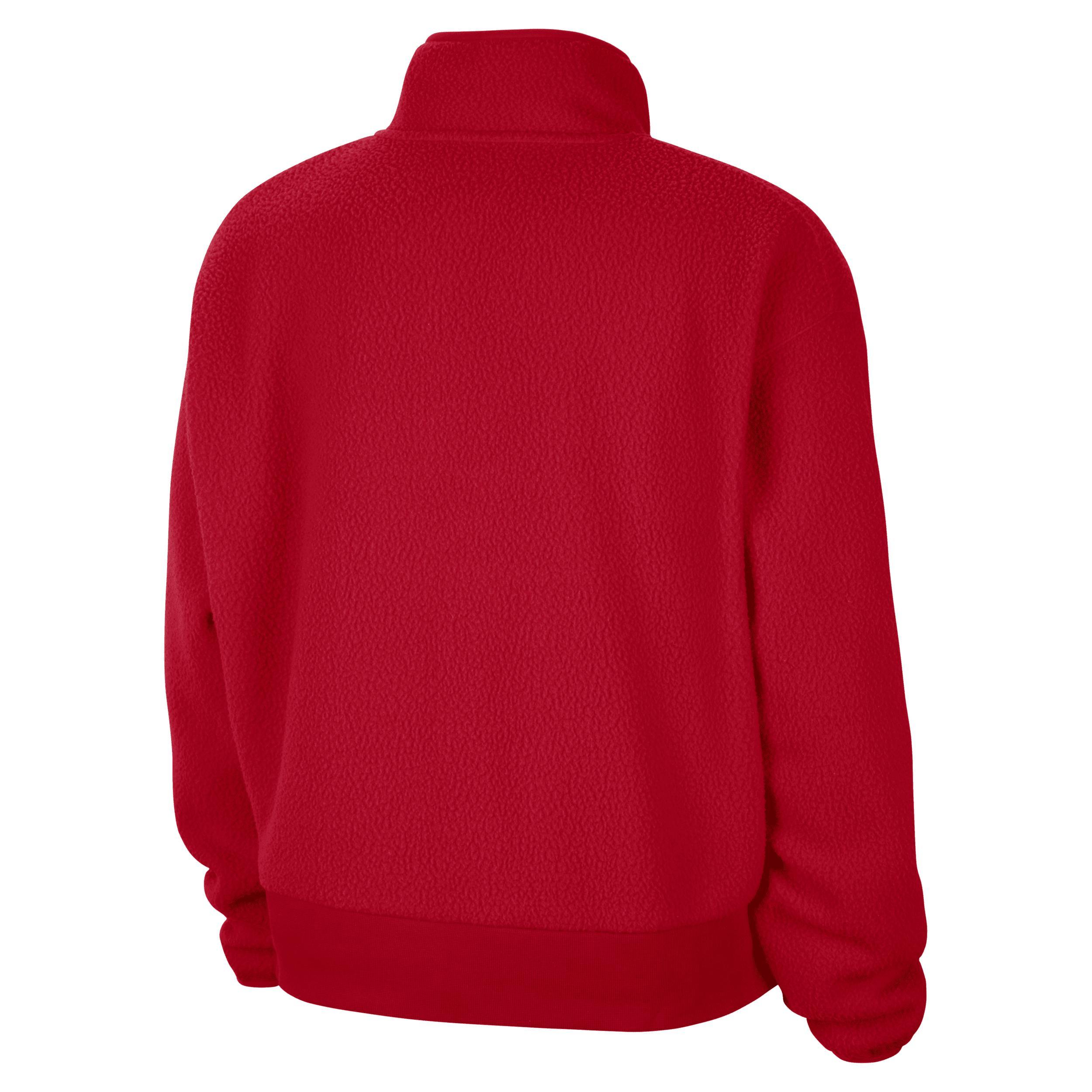 Michigan Fly Women's Nike College 1/4-Zip Jacket Product Image
