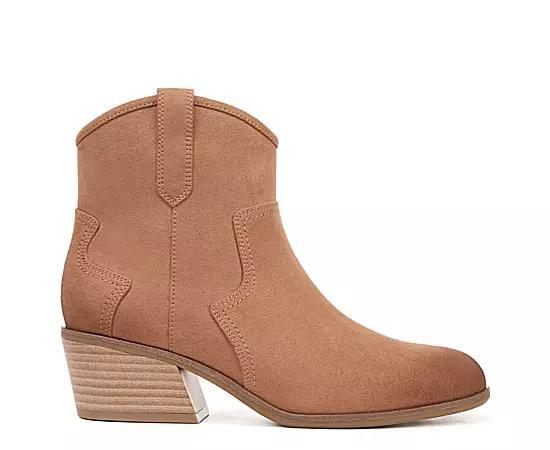 Dr. Scholl's Lasso Women's Western Ankle Boots, Size: 6, Black Off White Product Image