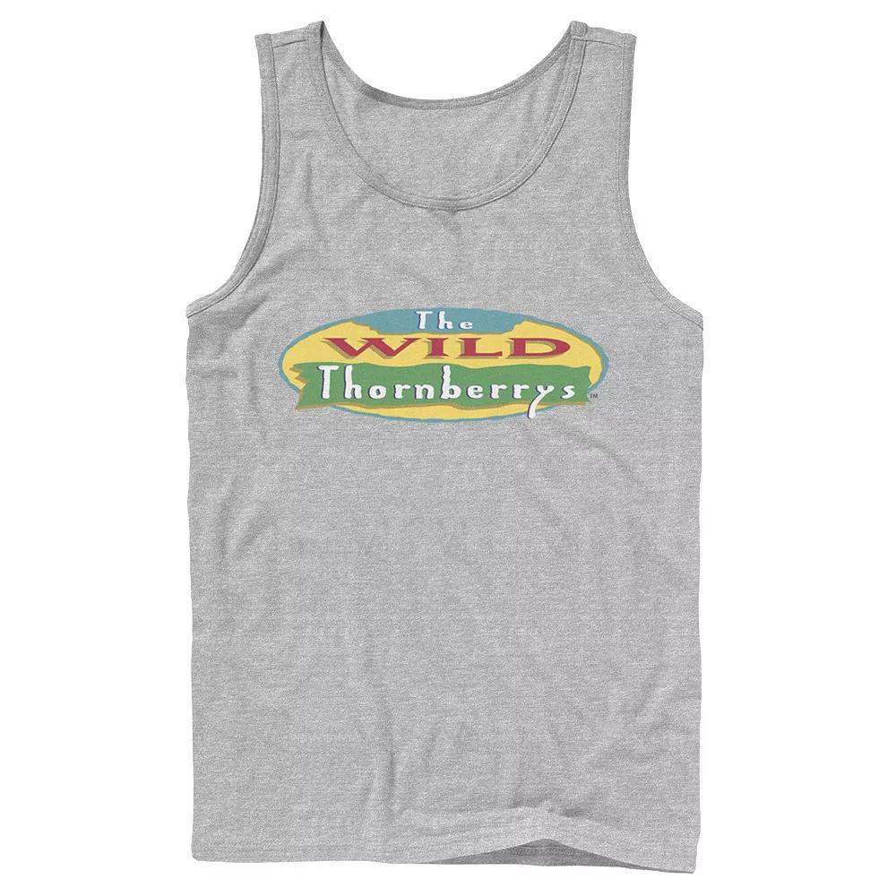 Mens Beavis & Butthead Logo Distress Portrait Tank Top Blue Product Image
