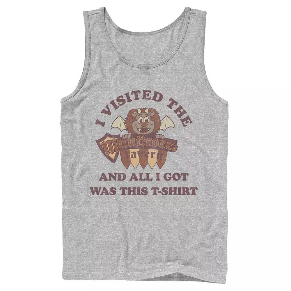 Men's Disney / Pixar Onward Manticore's Tavern Souvenir Tank Top, Size: Large, Athletic Grey Product Image