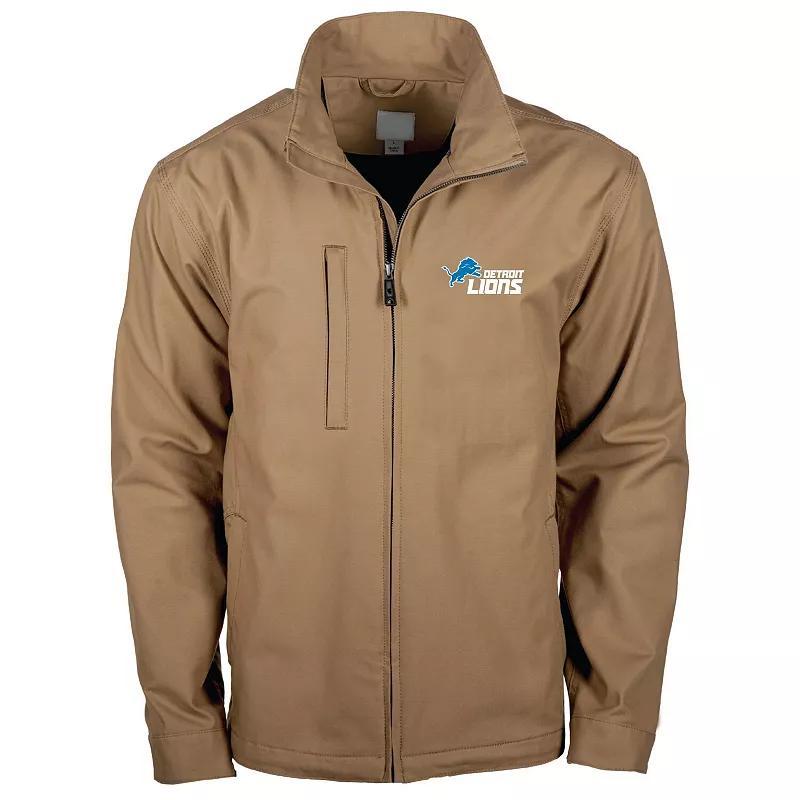 Mens Dunbrooke Tan Green Bay Packers Journey Workwear Tri-Blend Full-Zip Jacket Product Image