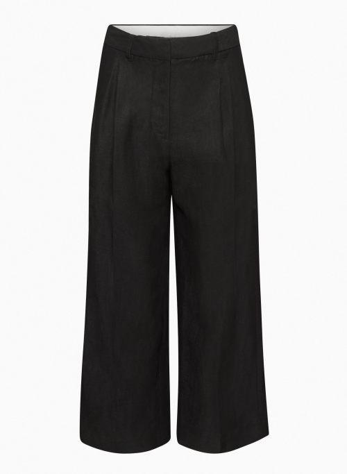 the effortless pant™ linen cropped Product Image