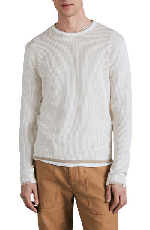 Mens Harvey Two-Tone Knit T-Shirt Product Image