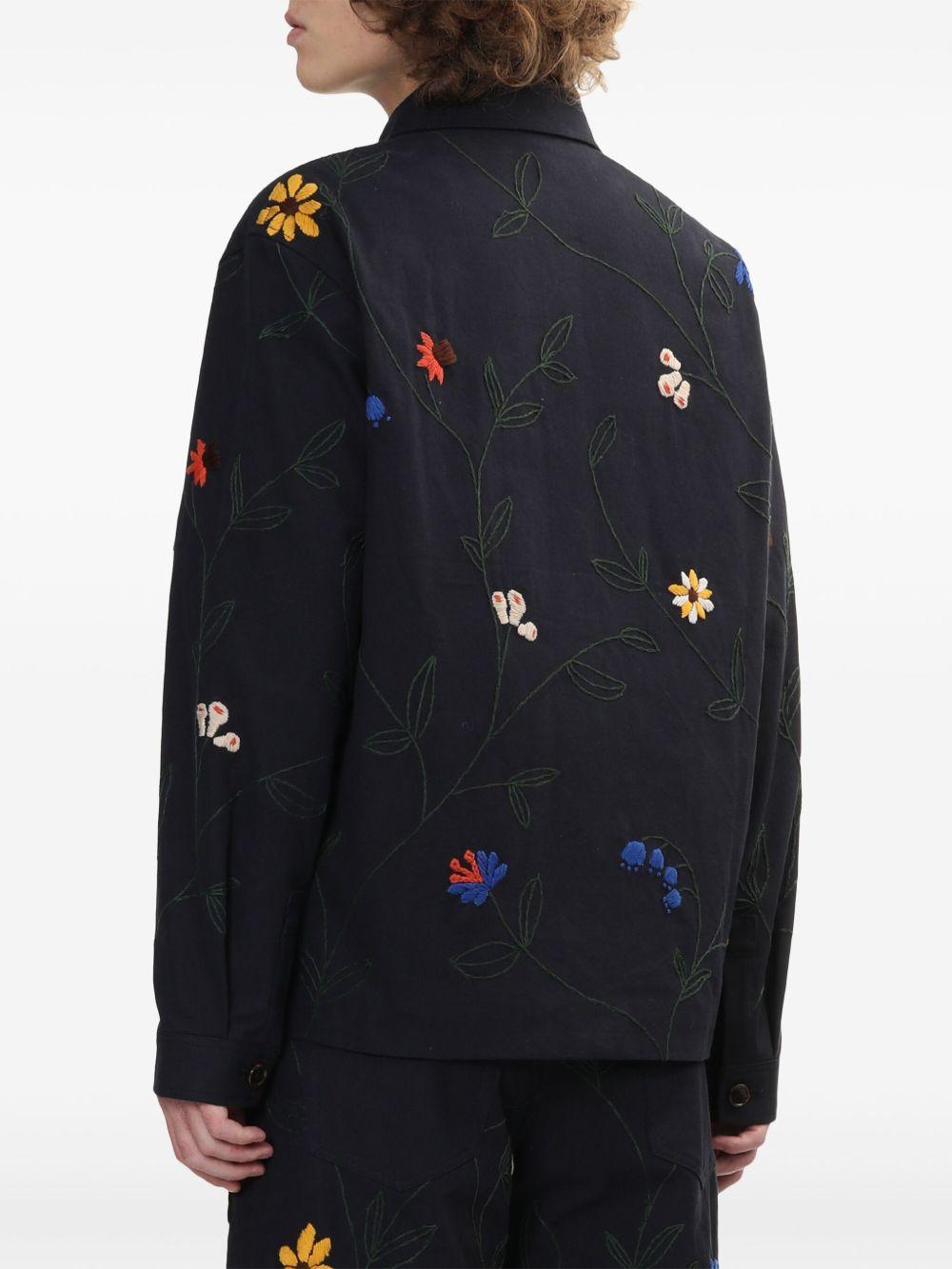 embroidered cotton jacket Product Image