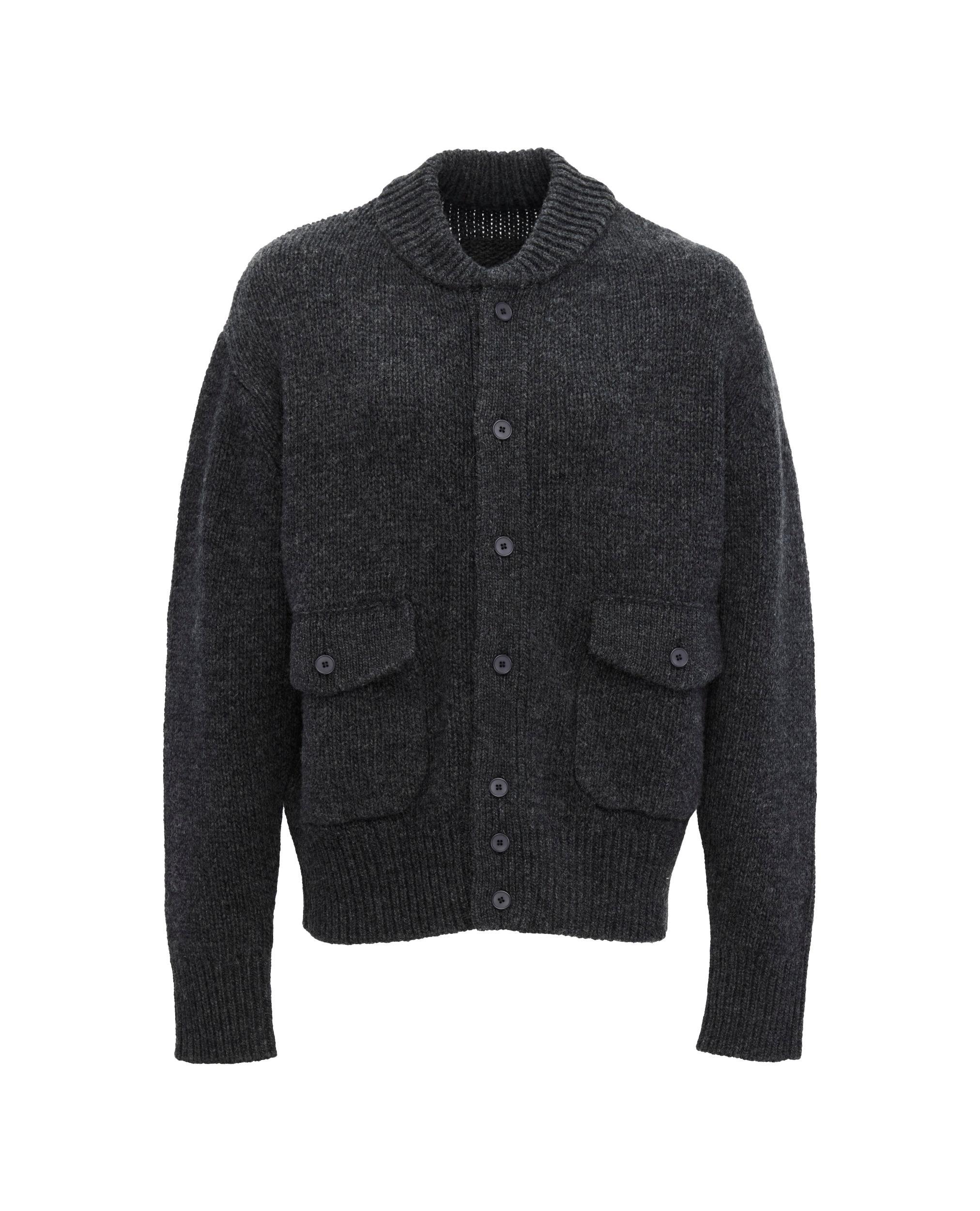 BUTTON UP KNIT SWEATER Product Image