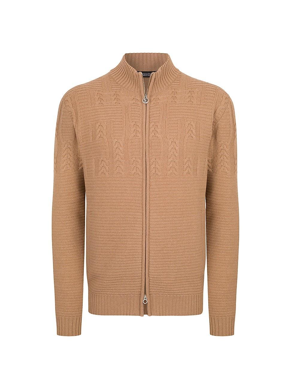 Mens Full Zip Sweater Product Image