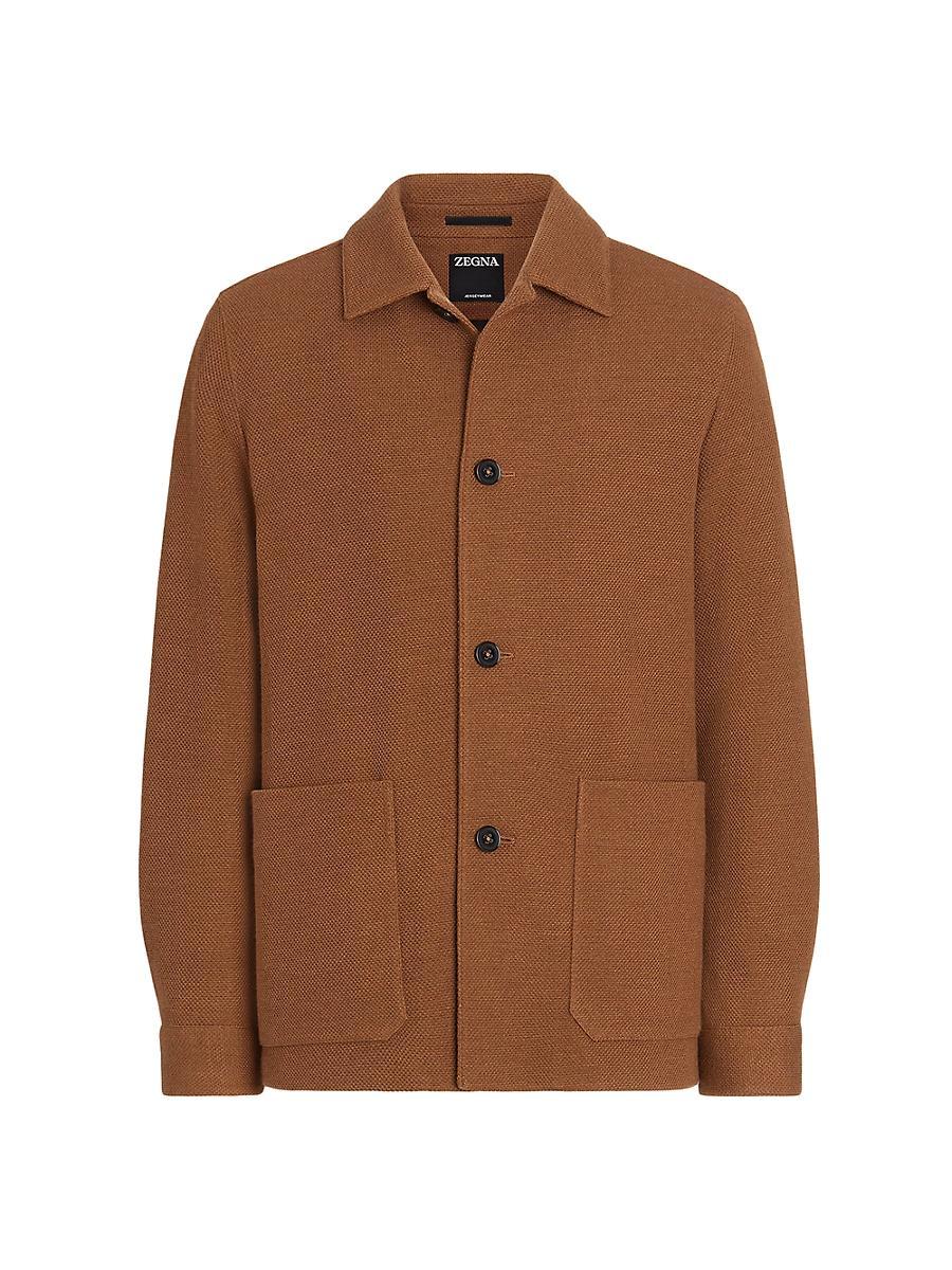 Mens Jerseywear Cashmere Blend Alpe Chore Jacket Product Image