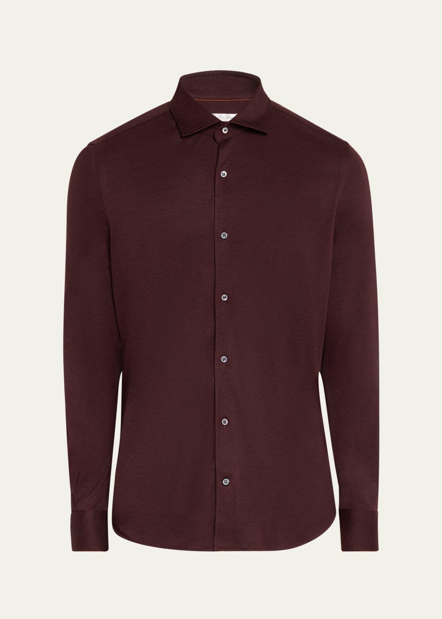 Mens Andrew Cashmere-Silk Sport Shirt Product Image