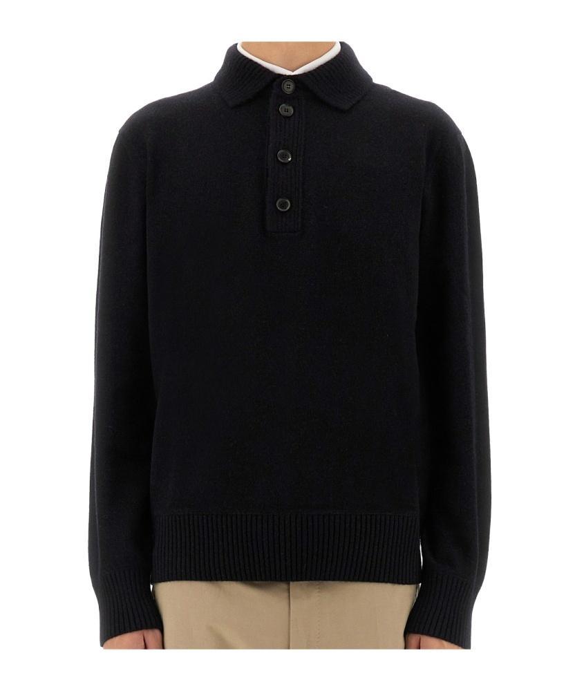 ZEGNA Long-sleeved Sweater In Black Product Image