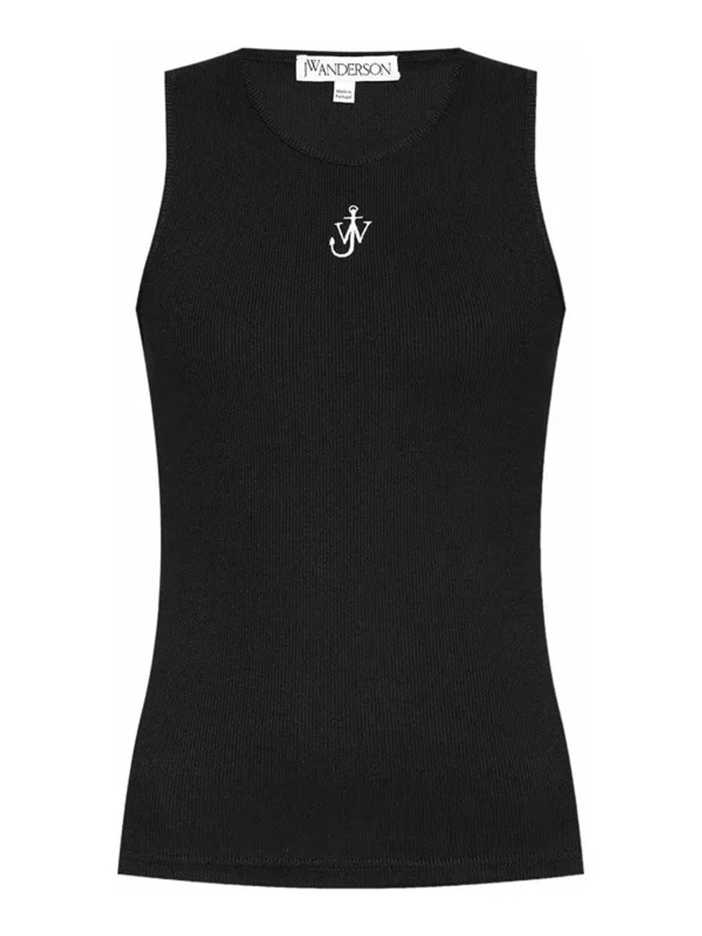 JW ANDERSON Logo Top In Black Product Image