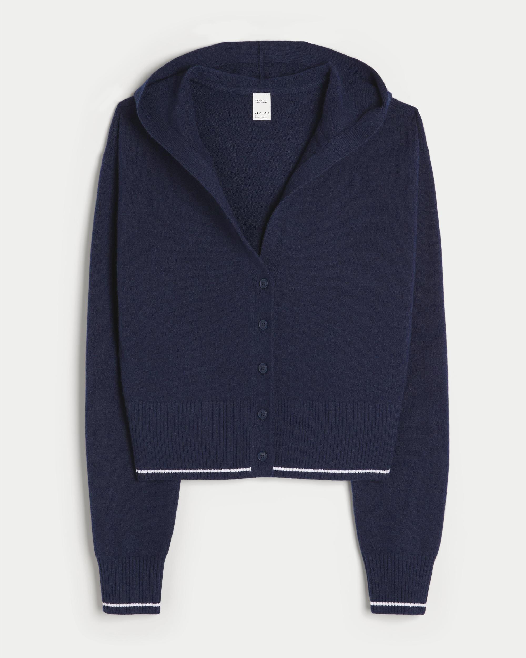 Gilly Hicks Slouchy Hooded Cardigan Product Image
