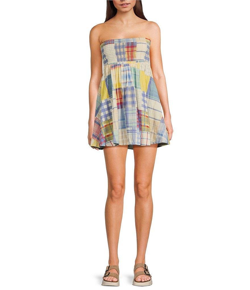 BDG Urban Outfitters Aurora Sleevleess Patchwork Minidress Product Image