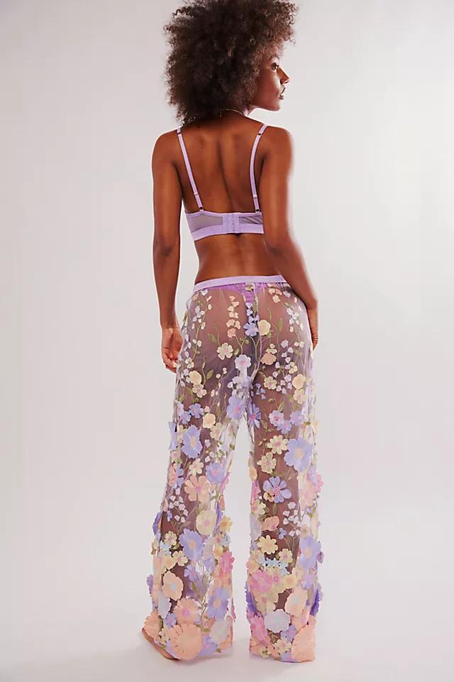 Floral Flare Lounge Pants Product Image