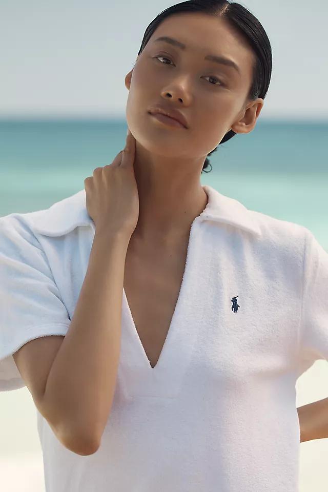 Polo Ralph Lauren Collared Terry Mini Dress Product Image