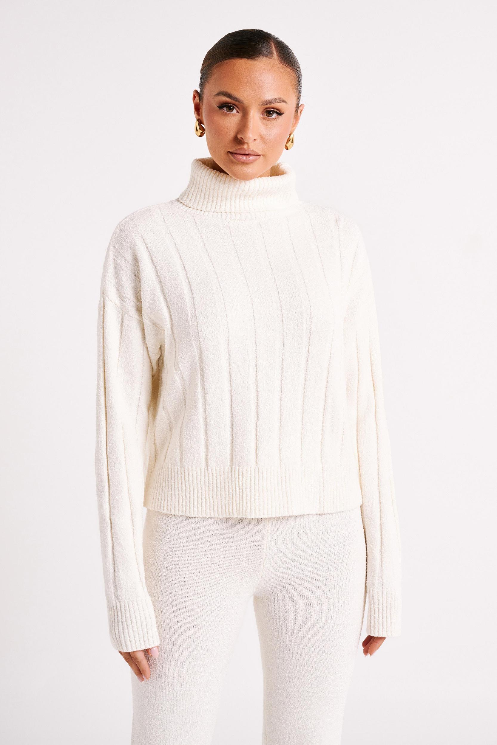 Cupid Long Sleeve Turtle Neck - Ivory Product Image