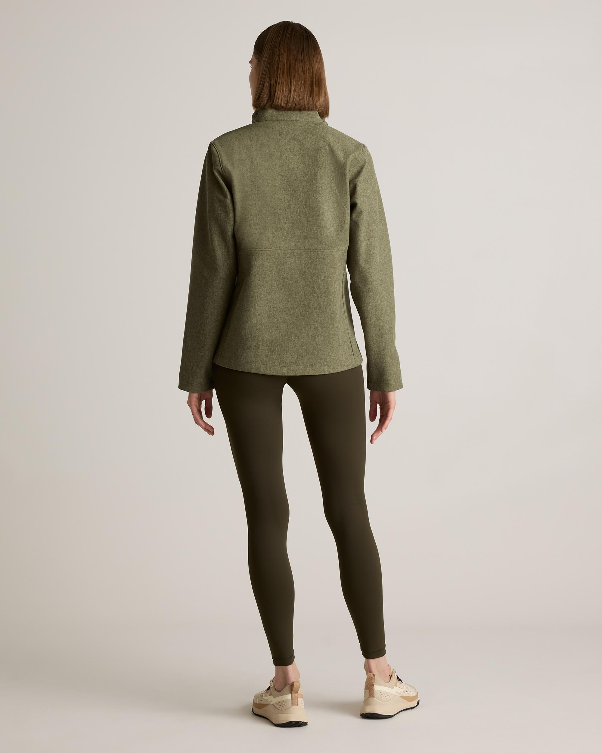 Quince | Women's Softshell Fleece-Lined Full-Zip Jacket Size XS, Recycled Polyester Product Image