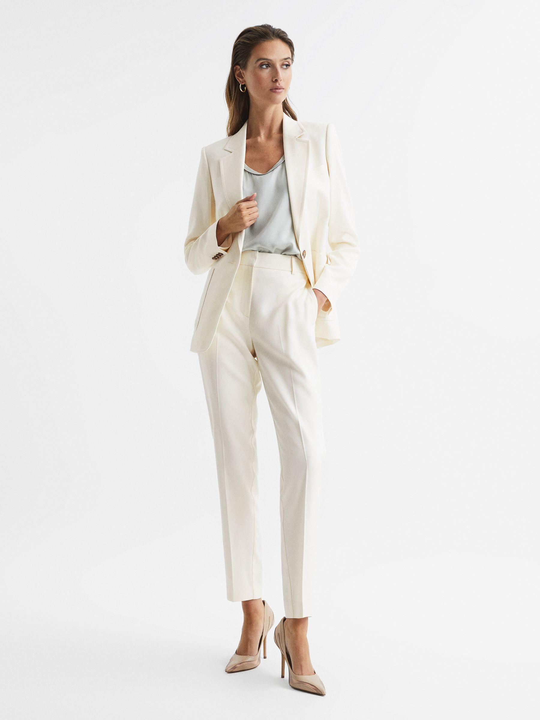 Petite Linen Belted Sleeveless Midi Dress in Neutral Product Image
